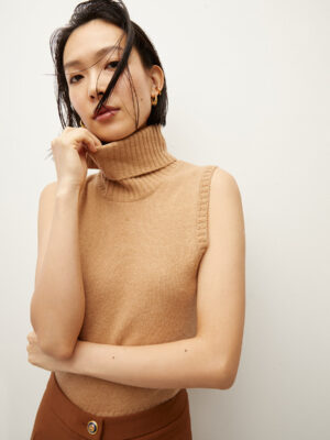 Mazzy Cashmere Sleeveless Sweater