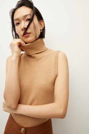 Mazzy Cashmere Sleeveless Sweater