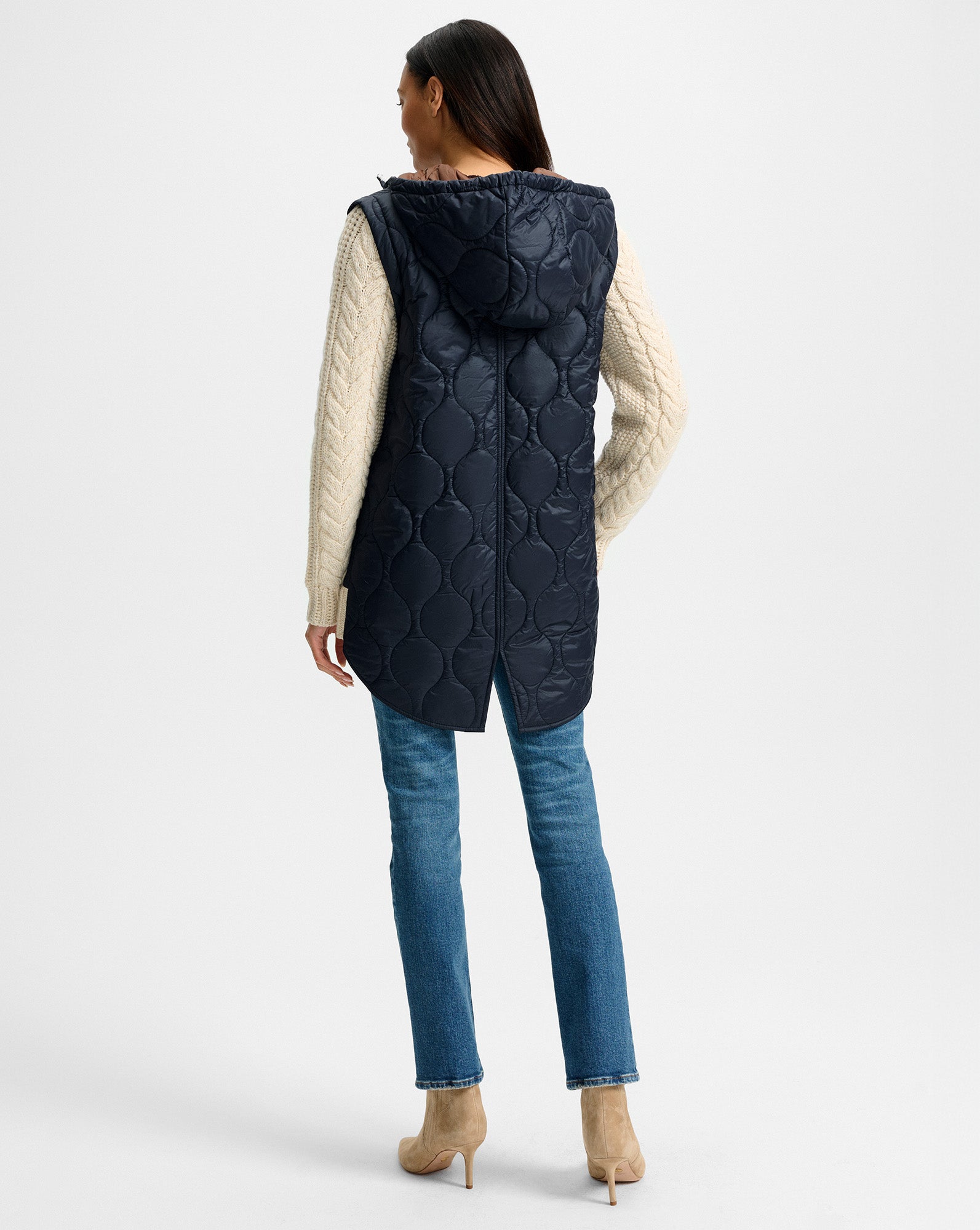 Barrows Knit-Sleeve Quilted Jacket - Image 4